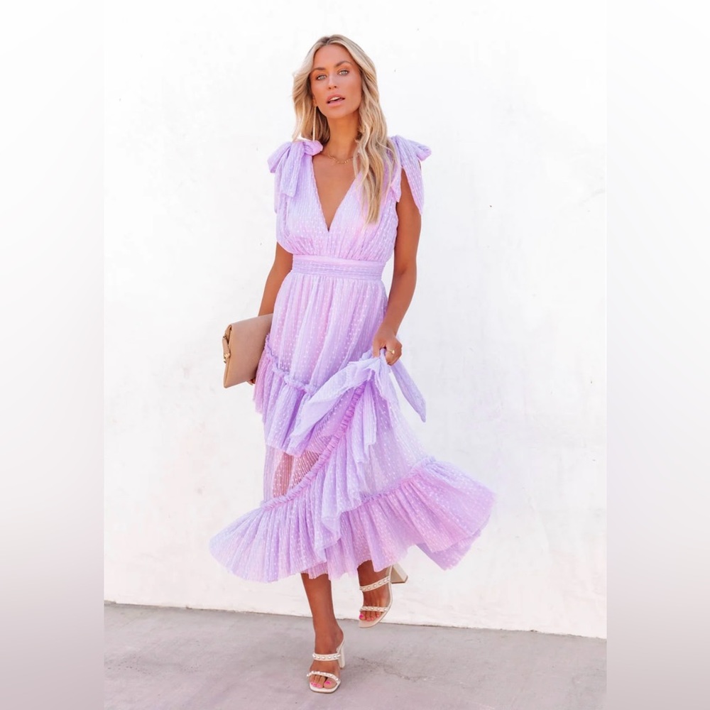 Vici carrie in Paris dress lavender size xl - brand new (without tag) never worn
